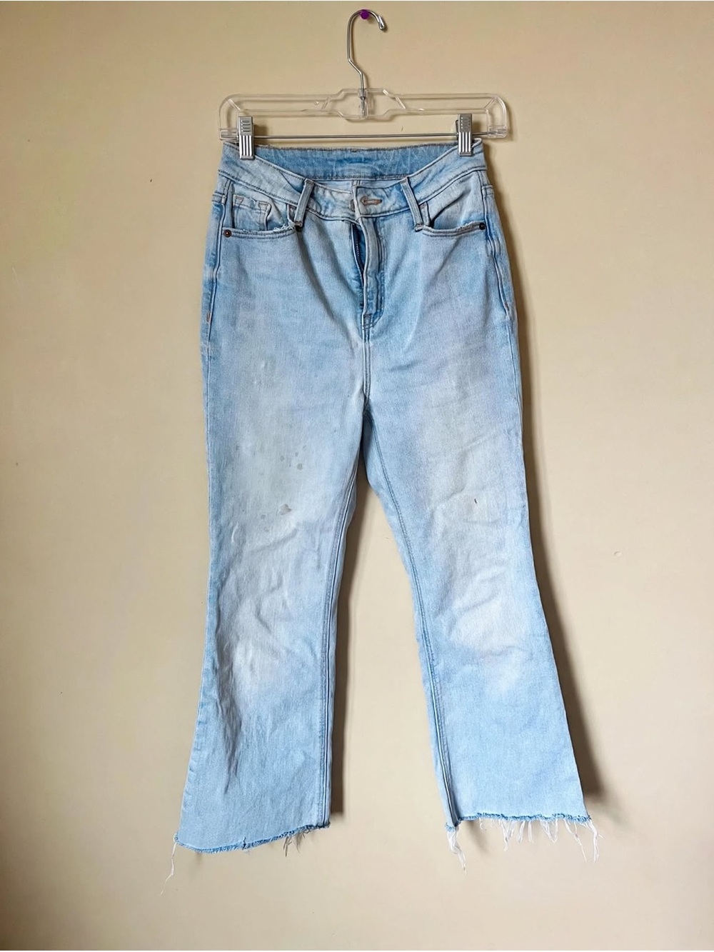 Light Blue Women's High-Rise Straight Jeans